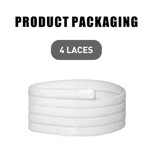 2Pairs Elastic Shoe Laces for ON Cloudtilt Sneakers - color: White03, size: 30in (75cm)