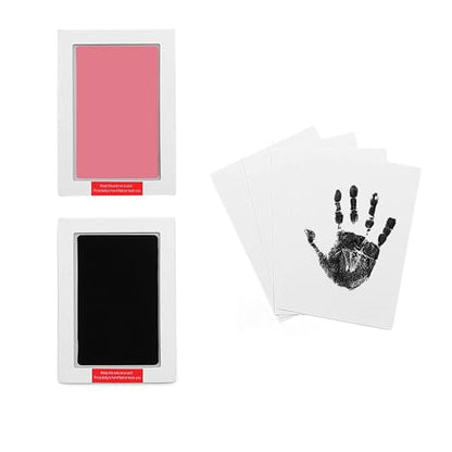 Large Inkless Hand and Footprint Kit, Baby Keepsake, 2-Pack - color: Black and Pink