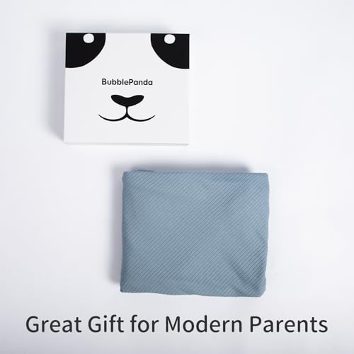 BubblePanda Rayon Made from Bamboo Nursing Cover for Baby Breastfeeding - color: Glacier