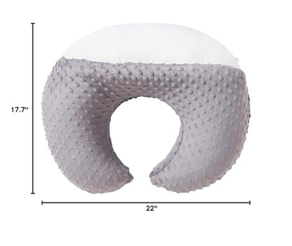 Nursing Pillow and Positioner Breastfeeding and Bottle Feeding - color: Rose Gray