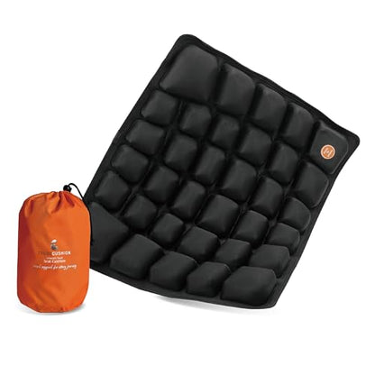 Portable Inflatable Seat Cushion for Airplane Travel and Car