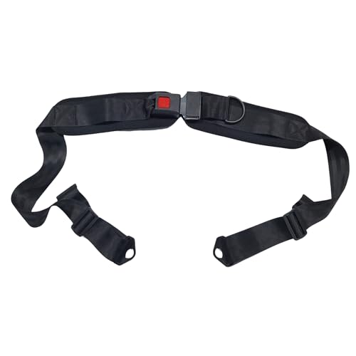 Wheelchair Padded Seat Belt Auto Style Metal Buckle Positioning Belt (Large) Fits Most Newer Medline, Drive, E&J, ALCO and Other Manual Wheelchairs & Invacare, Sunrise Medical and Power Wheelchairs - size: Large