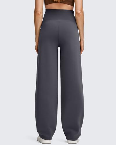 G4Free Maternity Pants Pregnancy Pants Modal Adjustable Waist Sweatpants - color: Dark Gray, size: XX-Large