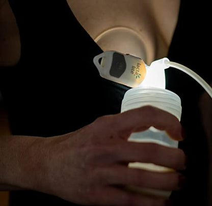 Hands Free Breast Pump Light | Lacta Lite | Wearable, Portable, Clip-On, Rechargeable Set of Lights