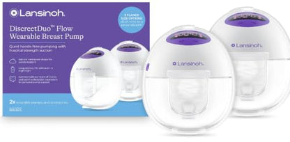 Lansinoh Discreet Duo Flow Wearable Breast Pump (New) - size: DiscreetDuo Breast Pump (New)