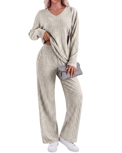 Huukeay 2 Piece Postpartum Nursing Sets - color: Apricot, size: X-Large