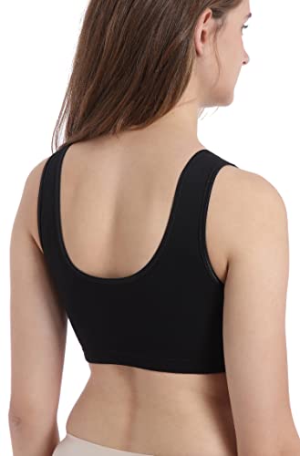 CAKYE 4 Pack Nursing Bras for Breastfeeding Maternity Cotton Sleep Bralette - color: A-black/Navy Dot/Grey Print/Stripe-4pcs, size: Small