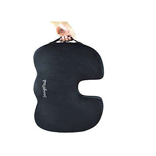 Upgraded Memory Foam Seat Cushion, for Sciatica, Back, Hip, and Tailbone Pain Relief, Firm Comfortable, Support for Office Chair, Wheelchair,Car. Nonslip Orthopedic Memory Foam Coccyx Cushion - size: 1 Seat cushion
