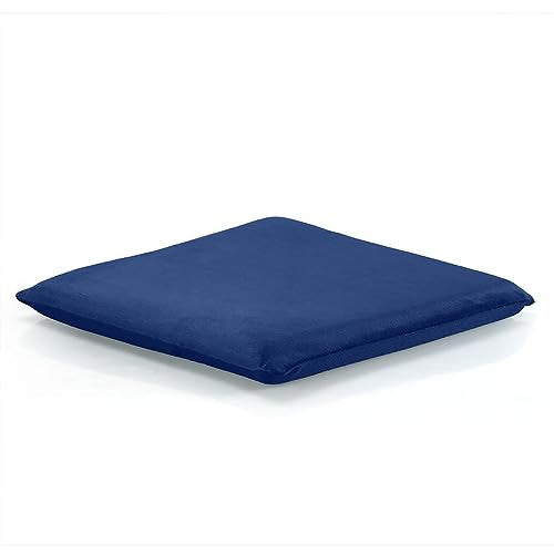 Augld Square Memory Foam Chair Cushion 16x16 in Navy - color: Navy, size: 16x16 In