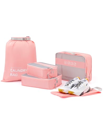 Travelkin 3 Set Packing Cubes - Compression Packing Cubes for Suitcase, Travel Organizers Bag Set