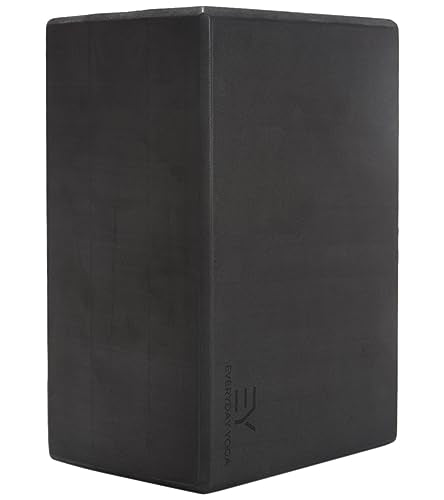Everyday Yoga Premium Foam Block, 3in/4in/5in Thick, Multi Colors, 1 Block - color: Black, size: 6.75 Inch Thick