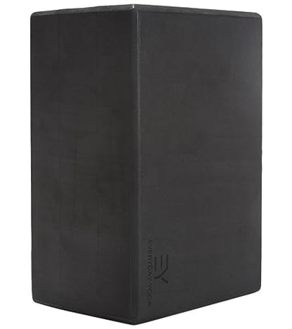Everyday Yoga Premium Foam Block, 3in/4in/5in Thick, Multi Colors, 1 Block - color: Black, size: 6.75 Inch Thick
