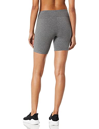 Jockey Women's Cotton Stretch 7" Bike Shorts - color: Charcoal, size: Medium