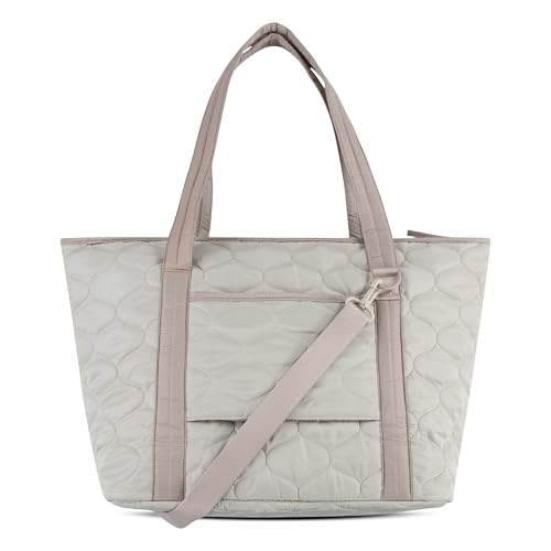 Hurley Tote Bag - color: Silver Lining Quilted