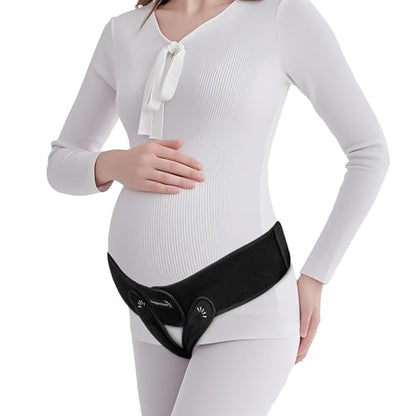 V3 Smart Maternity Belt 4 in 1 - Adjustable Pregnancy, Pelvic Support Belt, Hip & Vulva Support Belt, Comfortable Belly Band for Prenatal & Postpartum Relief, Soft & Breathable Fabric - size: Small/Medium