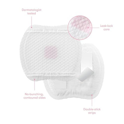 Frida Mom Disposable Nursing Pads, Ultra Absorbency, Soft Texture, 60ct - size: 60 Count