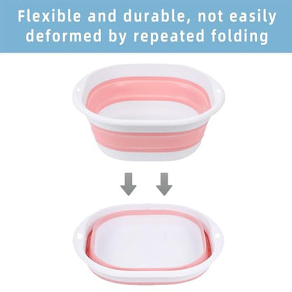 Large Size 36.5x33.5x25cm Foldable Collapsible Face Basin – Portable Sink for Dorm, Travel, Camping