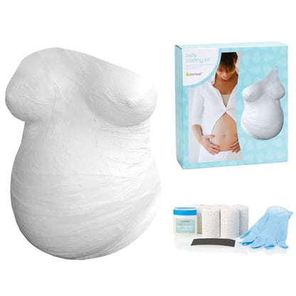Pearhead Belly Casting Kit, Pregnancy Keepsake Making Kit, White - color: Belly Casting Kit