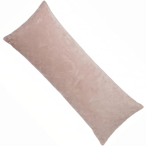 1 MIDDLE ONE Body Pillow, Memory Foam Body Pillows for Adults Sleeping, Long Pillow for Bed, Big Large Firm Full Body Pillow for Side Sleeper, 20x54 Inch, Dusty Pink - color: Dusty Pink