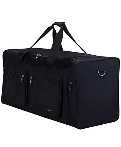 Rockland Duffel Bag, Black, X-Large 30-Inch - color: Black, size: 30"