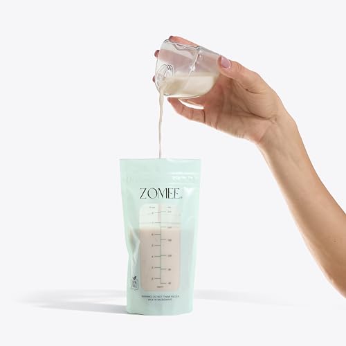 Zomee 8oz Breast Milk Storage Bags 360ct, Leakproof, BPA-Free, Freezer Safe - size: Pack of 360