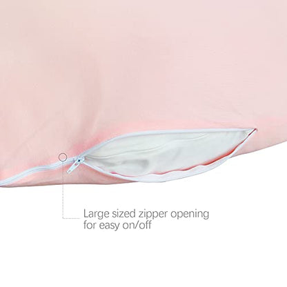 Pregnancy Pillow Cover U-Shaped 100% Cotton (ONLY Pillowcase), Pink - color: Pink, size: U-Shape