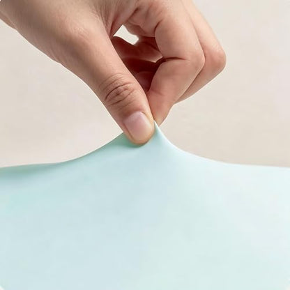Lumbar Support Pillow Summer Soft Latex Lower Back Cushion for Car Seat - color: Light Blue