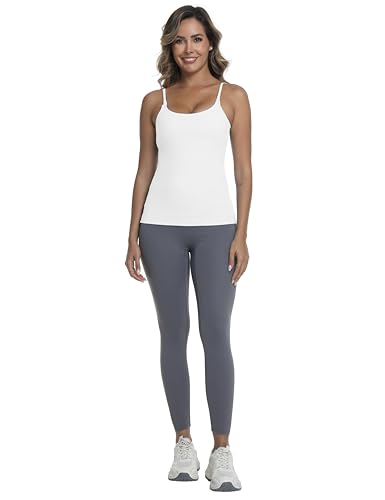 Nursing Tank Top Breastfeeding U Neck Maternity Tops - color: White, size: Small