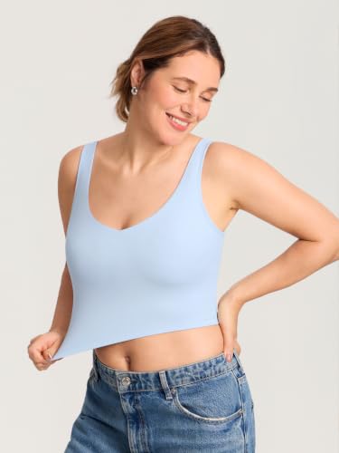 MOMANDA Longline Sports Nursing Bras - color: Ice, size: Large