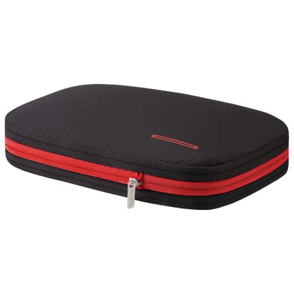 Bee Nesting 9L Compression Packing Cube Travel Organizer - color: Black Red, size: 9 L