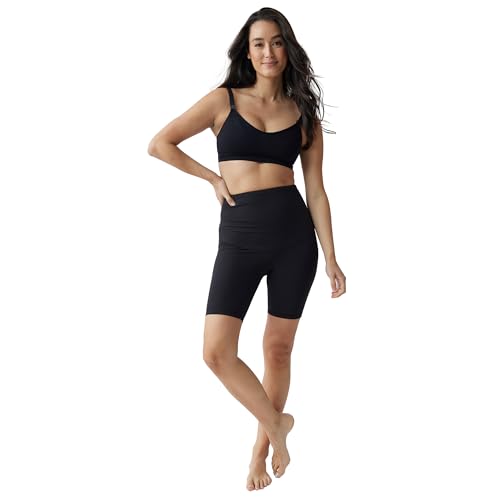 Ingrid & Isabel Basics Postpartum Active Shorts - color: Black, size: X-Large