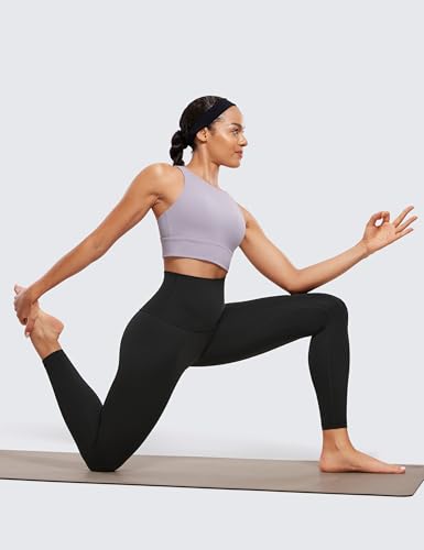 CRZ YOGA Super High Waist Leggings 25" - color: Black, size: Small