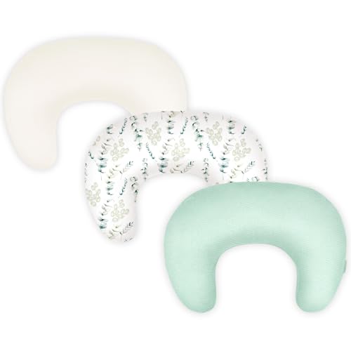 TotAha Nursing Pillow Covers Compatible with Updated Boppy Nursing Pillow - color: Botanical Leaf