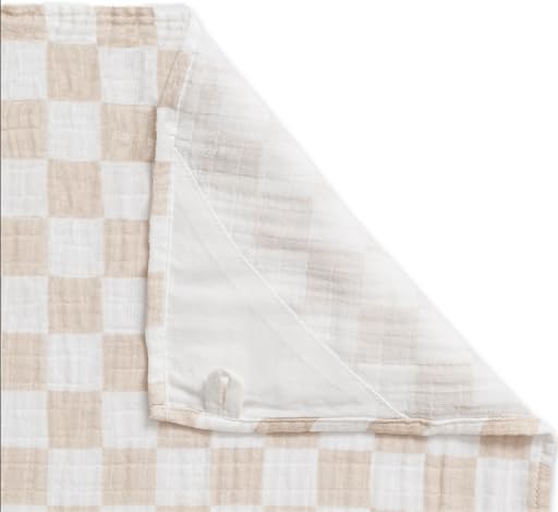 Itzy Ritzy Breastfeeding Boss Multi-Use Baby Wrap & Cover (Checkerboard) - color: Checkerboard, size: 47" x 47"