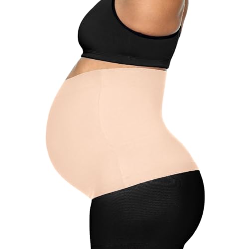 LoveSteady ProBump Maternity Support Belly Band – Breathable, Pregnancy Belly Band for Back, Hip & Pelvic Pain – Postpartum Belly Wrap for C-Section & Natural Birth Recovery – Stay Active & Comfortable, Beige - Extra Large - color: Beige, size: X-Large