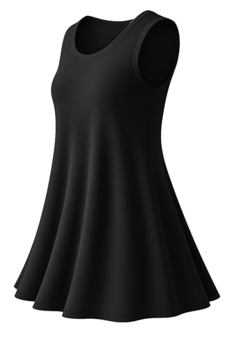 Epic MMA Gear Long Flowy Sleeveless Tunic Top for Women - color: Black, size: Large