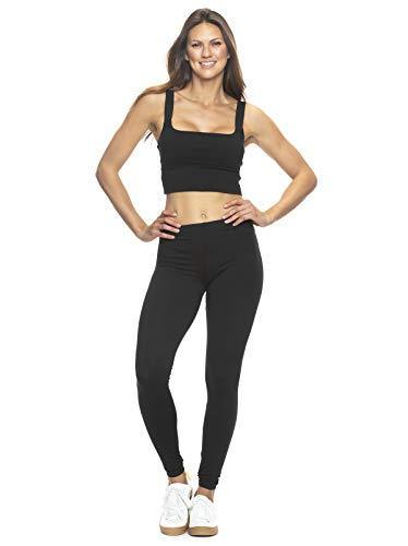 Felina Velvety Super Soft Lightweight Leggings - color: Black, size: XX-Large