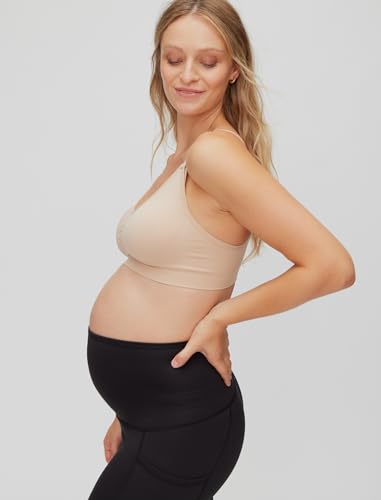 Motherhood Maternity Women’s Plus-Size Seamless Nursing Bras 2-Pack (S-3X) - color: Sandshell/Sandshell, size: 2X