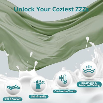 Cooling Pregnancy Pillows for Sleeping, 57'' Full Body Pillow, Green - color: Green, size: 57 Inch