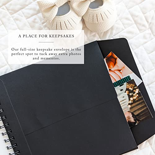 Single Mom Pregnancy Journal: Welcoming Our Little One, A simple black and white pregnancy journal for single moms