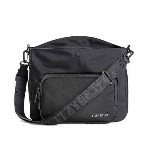 Itzy Ritzy Belong Cargo Caddy Stroller Organizer & Crossbody Bag (Black) - color: Black