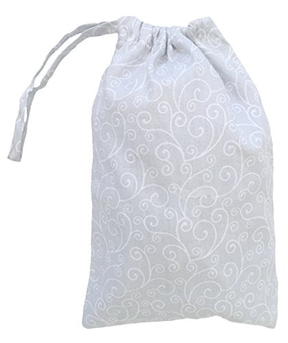 Nursing Cover Up Scarves for Breastfeeding Privacy Multi Use Infinity - color: Grey Swirls