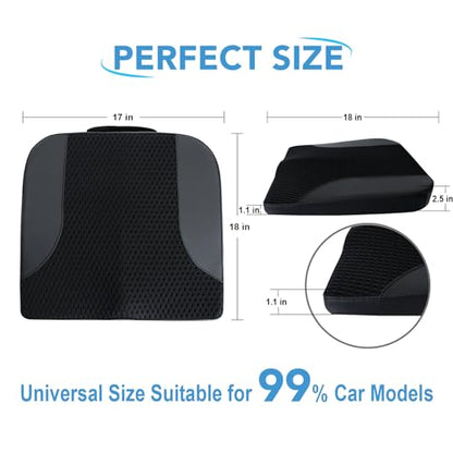 Lofty Aim Car Seat Cushion, Car Seat Pillow, Automotive Cushion - color: Black