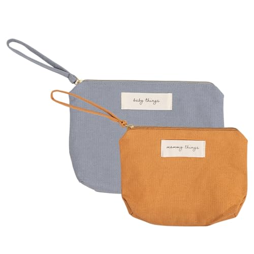 Pearhead Mom Things And Baby Things Pouch Set, Diaper Bag Organizer