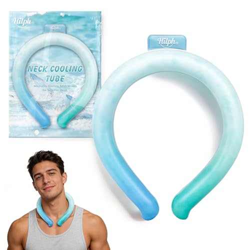 Hilph Neck Cooling Tube, Reusable Neck Ice Ring for Summer Heat Relief