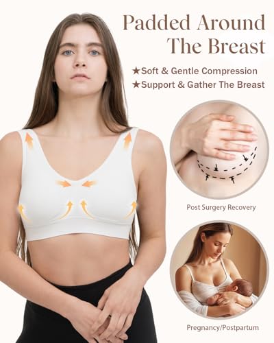 Coobie Comfort Bra - color: White, size: XX-Large