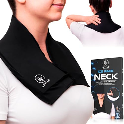 LEVILO Ice Pack for Neck and Shoulders – Hot & Cold Therapy – Neck Ice Pack