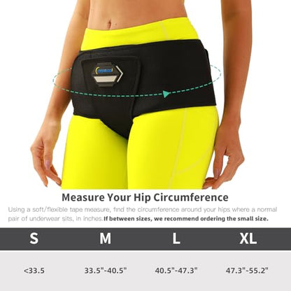 Pregnancy & Maternity Belt with Compression Groin Band - For Hernia, Pelvic Floor Pain Prolapse Belly Band with Groin Straps Uterine Prolapse (Medium) - size: Medium