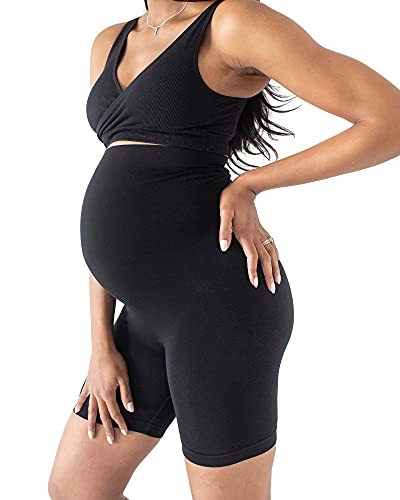 Kindred Bravely Bamboo Seamless No Rub Maternity Shorts 2 Pack - size: 1X
