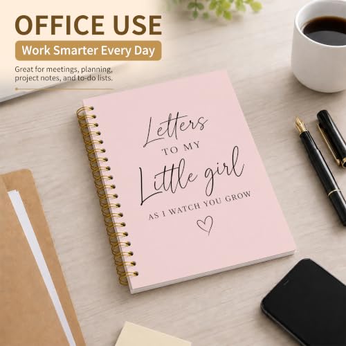 Letters to My Little Girl Spiral Notebook 5.5x8.3in
